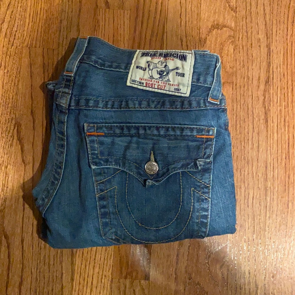 Mens True Religion bootcut jeans size 31
